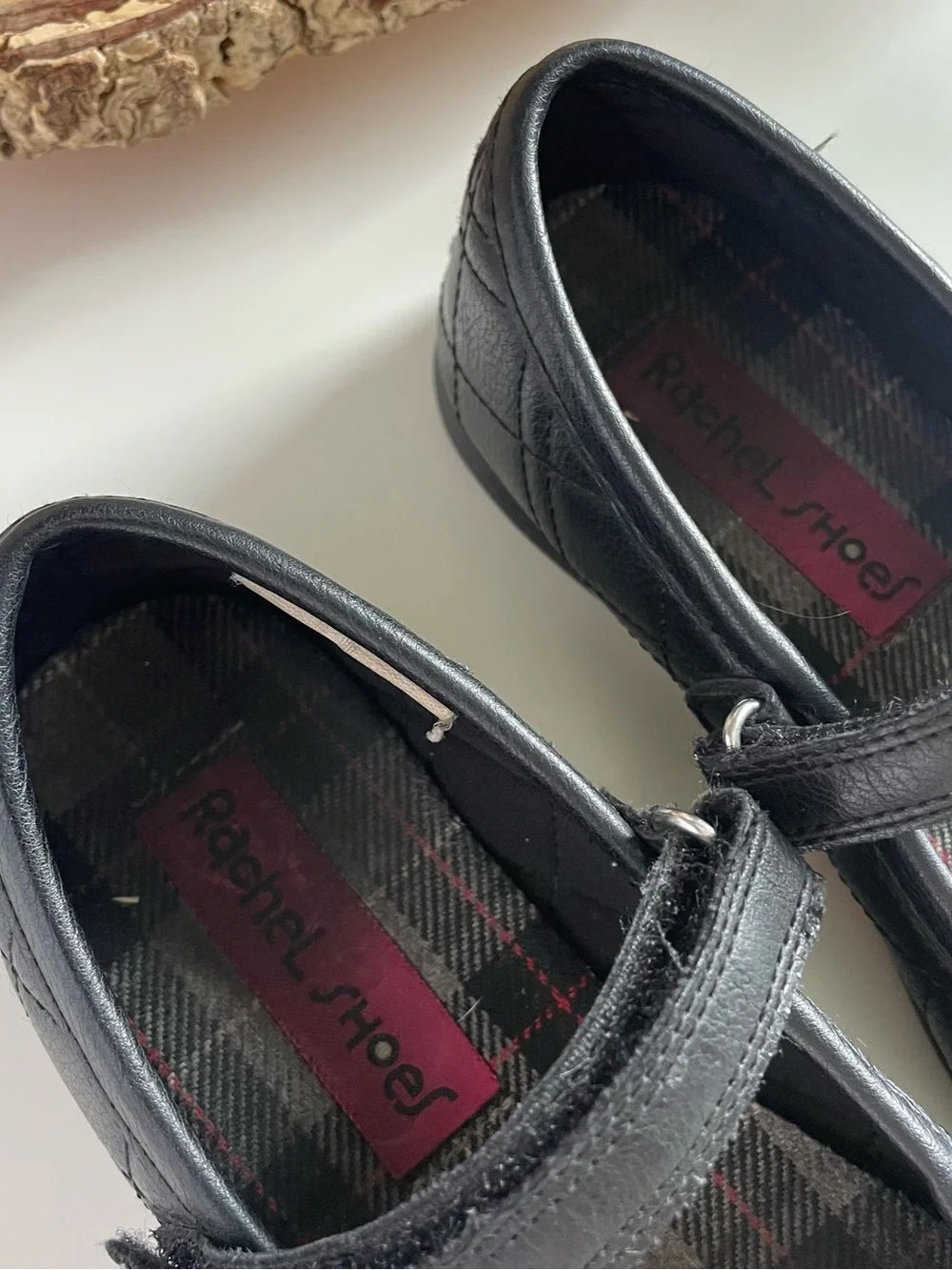 Rachel Shoes Black Quilted Floral Mary Jane Flat Shoes | Size 13
